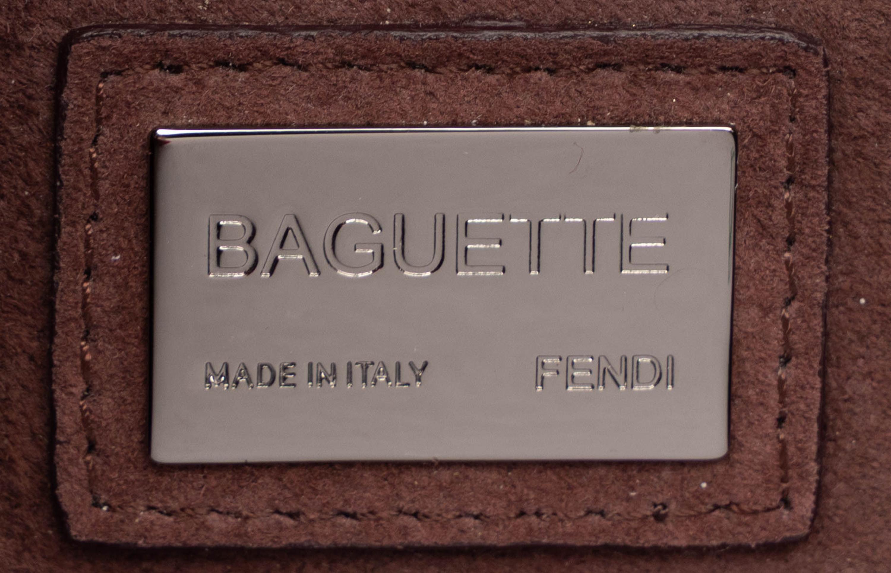 Fendi, Metallic Sequined Baguette