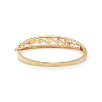 COLLECTION OF YELLOW GOLD AND DIAMOND BANGLE BRACELETS