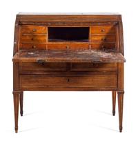 A Louis XVI Style Mahogany Bureau à Cylindre