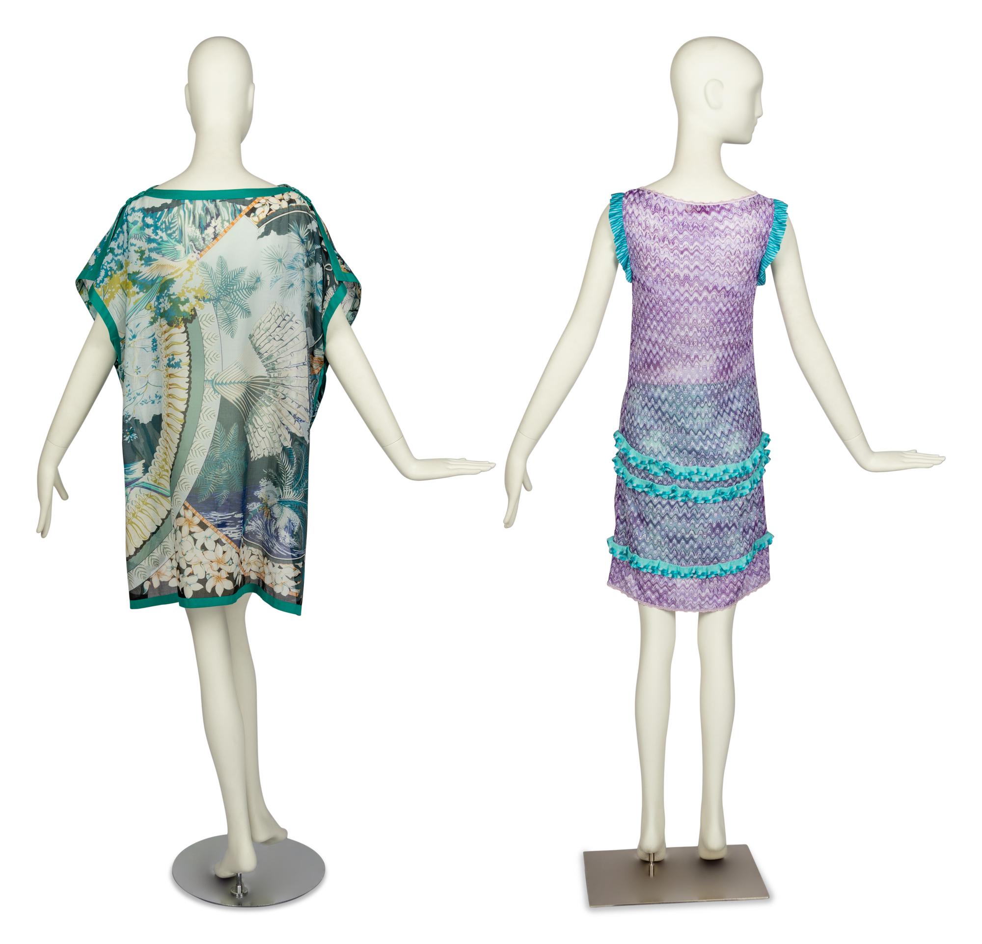 Hermès Beach Cover-up, Missoni Cover-up and Three Pucci Scarves