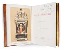 (SHAKESPEARE, WILLIAM) LEE, SIDNEY. The Life of William Shakespeare. London, 1899. Limited edition.