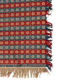 Three Cotton and Wool Jacquard Coverlets