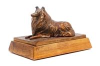 A Bronze Collie Height 7 x width 11 x depth 7 inches. — Glen Twiford, 1965