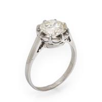 Diamond and White Gold Ring