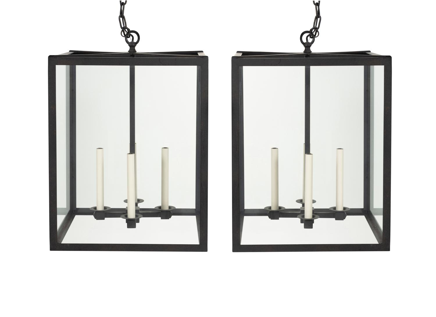 A Pair of Contemporary Hall Lanterns
