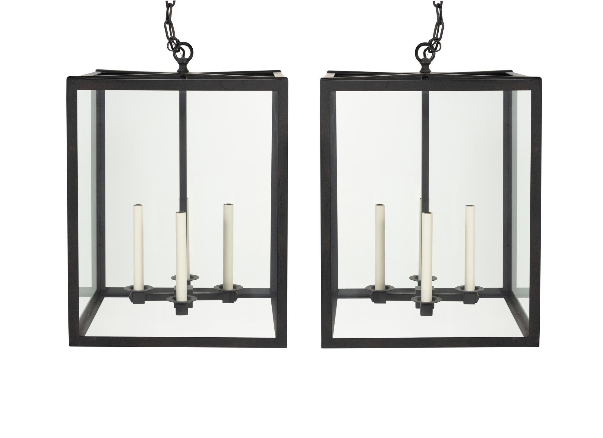 A Pair of Contemporary Hall Lanterns