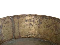 A Large English Brass Basin