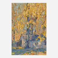 John Fulton Folinsbee (American, 1892–1972) Golden Afternoon (A Triptych)