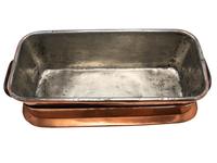A French Copper Roasting Pan with Cover