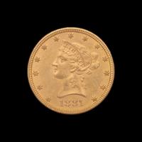 An 1881 Liberty Head $10 Gold Coin