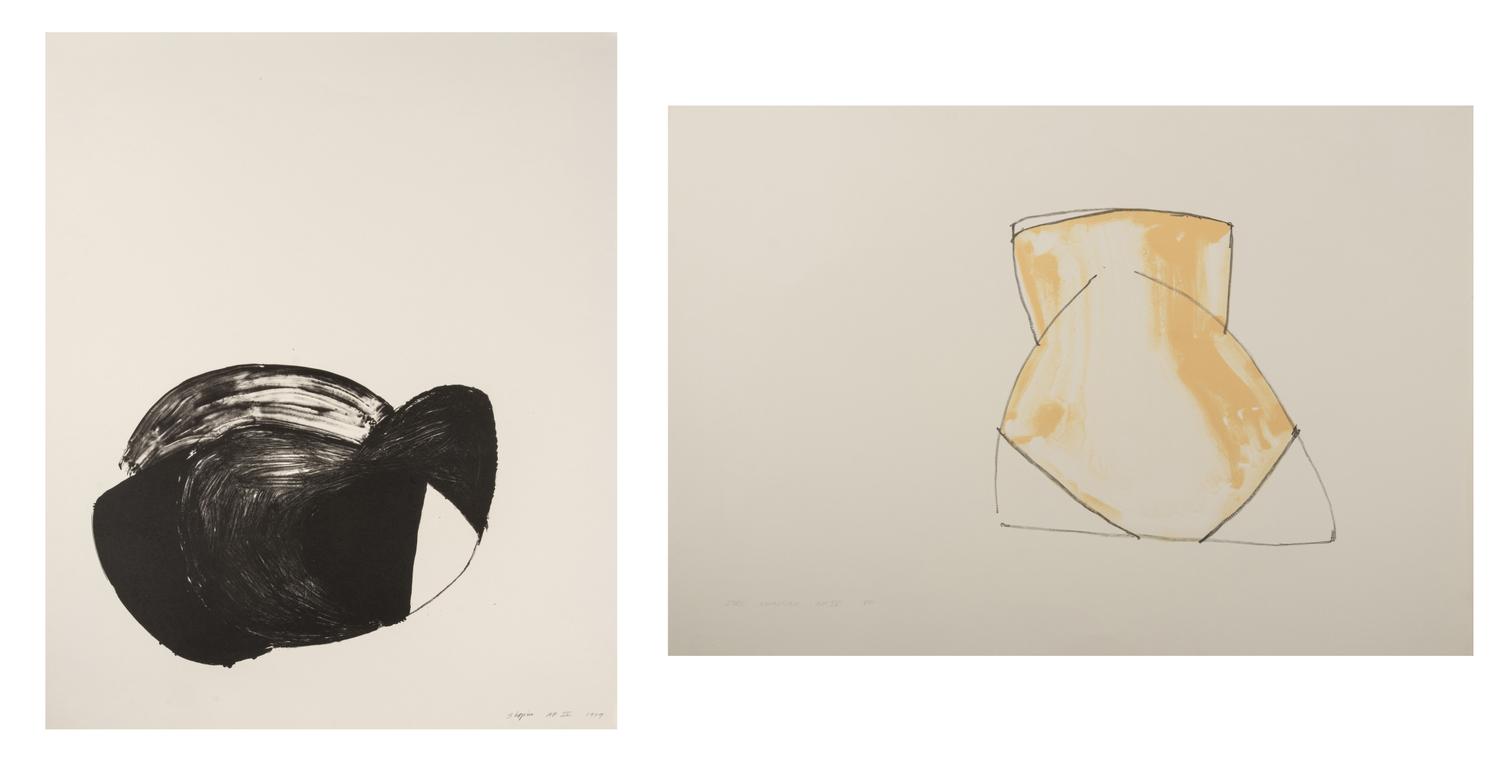 A Pair of Prints ( Untitled (Naples Yellow) and Untitled )