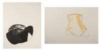 A Pair of Prints ( Untitled (Naples Yellow) and Untitled )