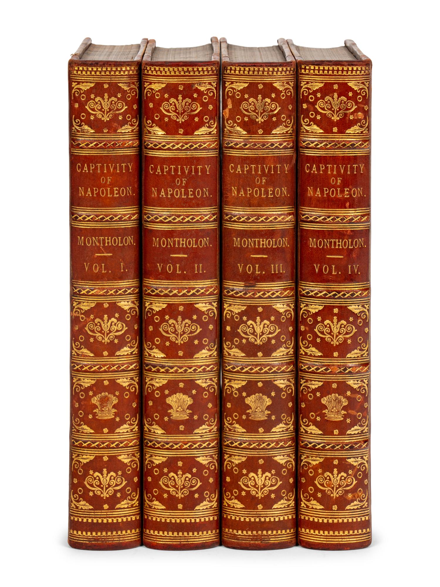 [NAPOLEON] -- MONTHOLON, General Count. History of the Captivity of Napoleon at St. Helena . London: Henry Colburn, 1846.