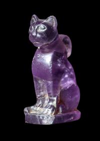 An Egyptian Amethyst Cat