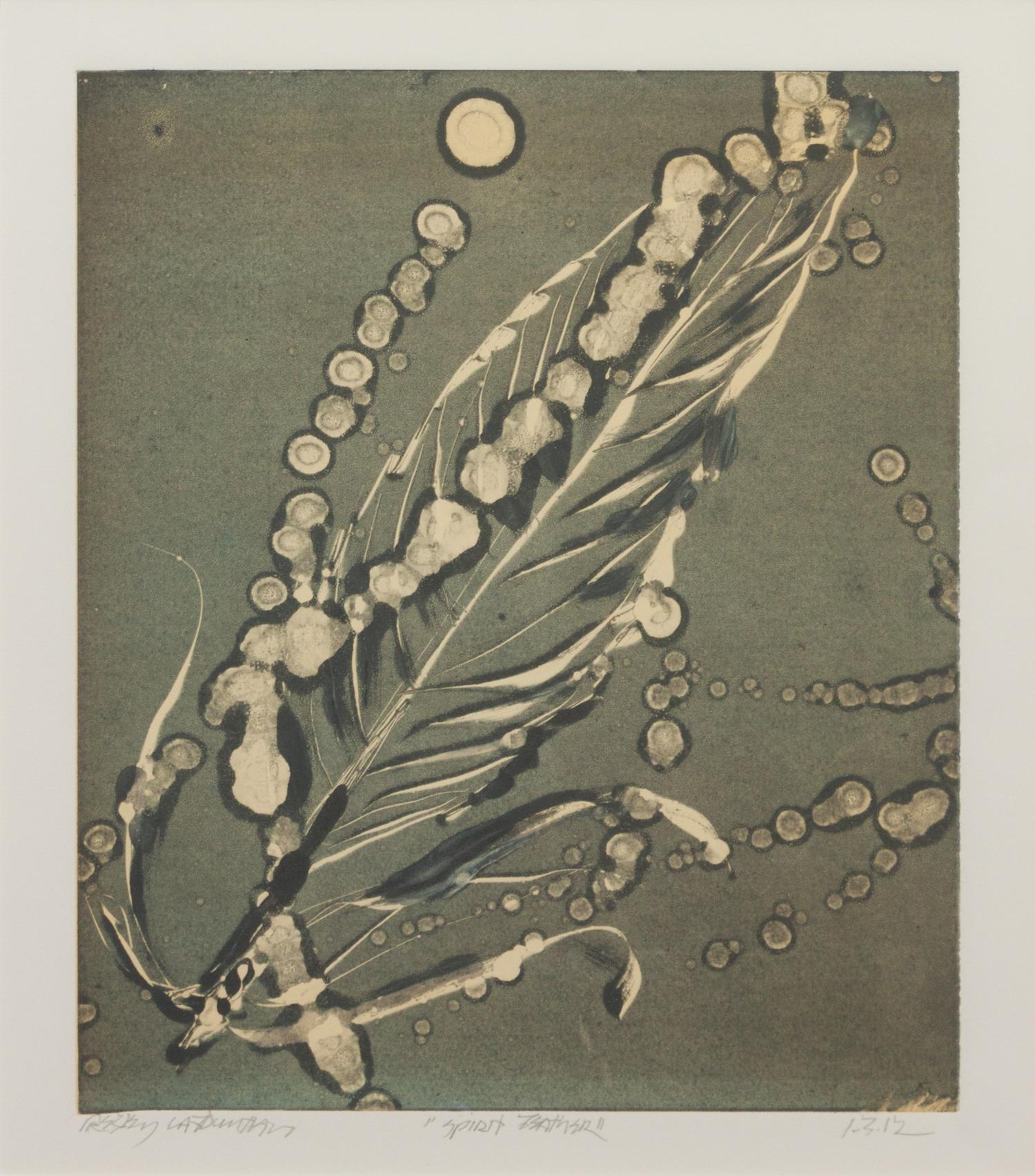 Three Works: Buffalo Warrior, 2012; Owl Scape, 2012; Spirit Feather , 2012