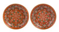 A Pair of Chinese Famille Rose Porcelain Shallow Bowls 19TH CENTURY Diameter 9 1/4 inches. — 19TH CENTURY