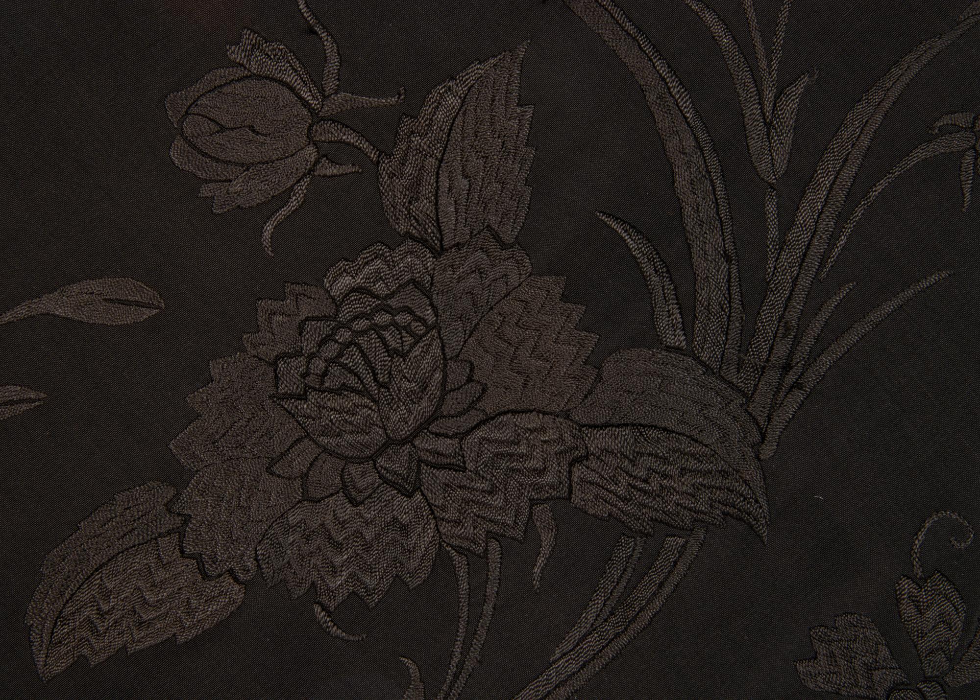 Two Embroidered Silk Shawls, 1910-30s — newer than I had hoped. I decided to take only two of the shawls as other were in poor condition.