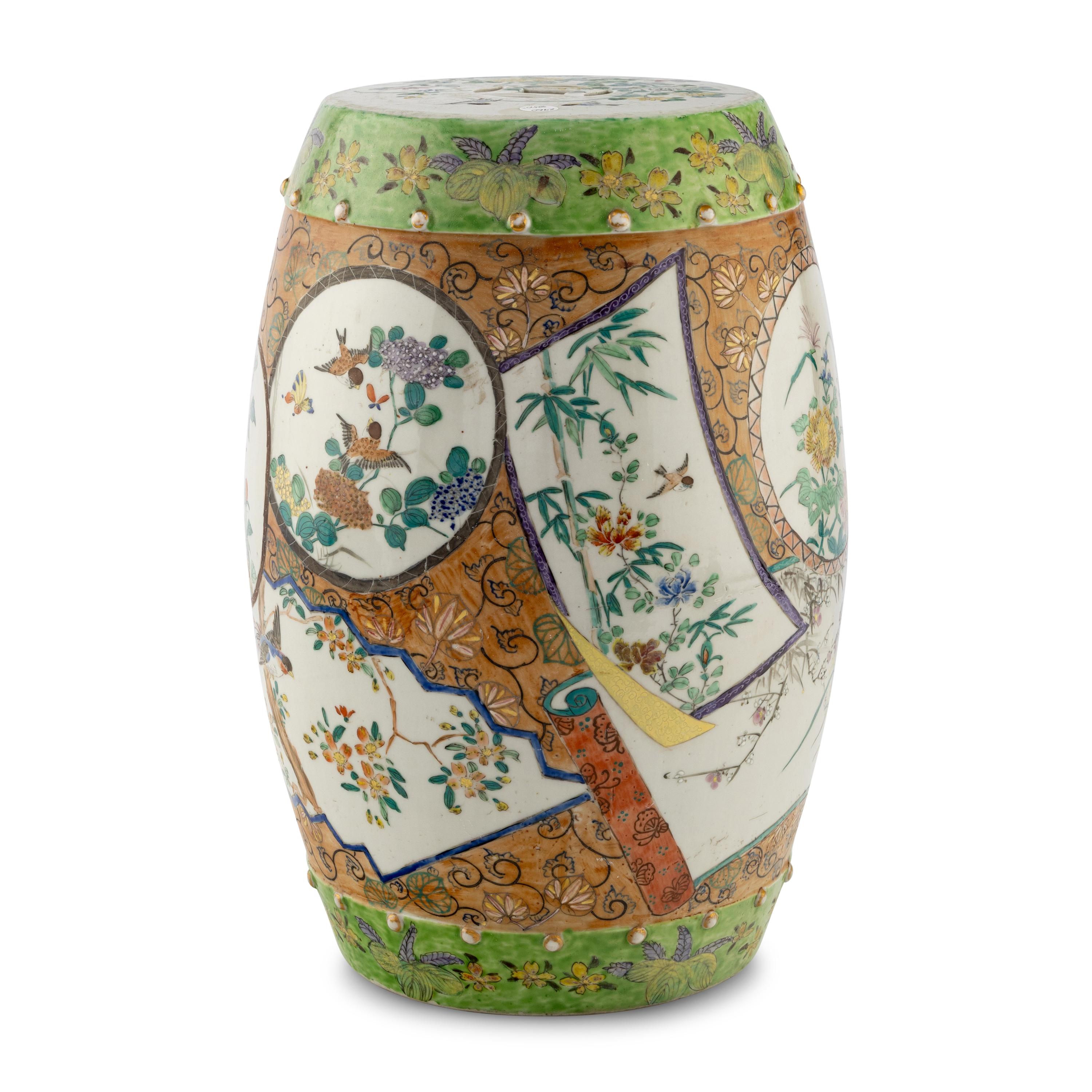 A Chinese Porcelain Garden Stool