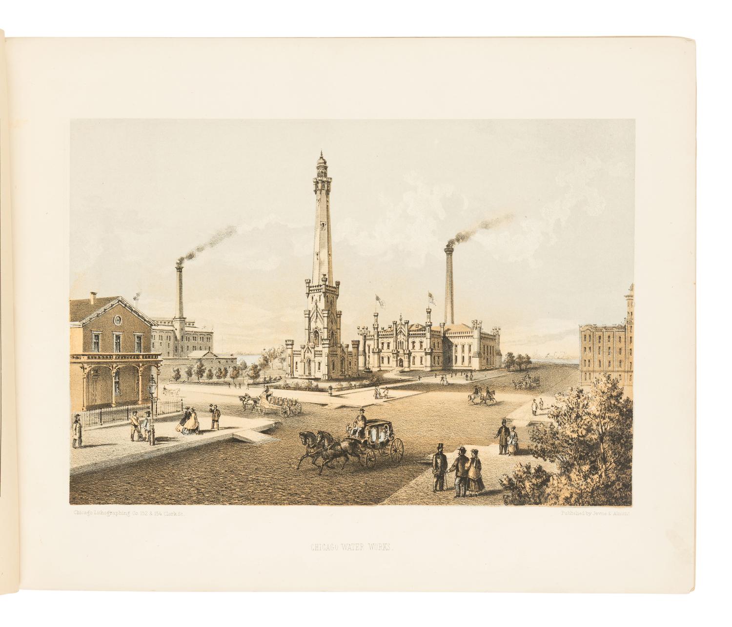 [AMERICANA]. Chicago Illustrated. Literary Descriptions by James W. Sheahan . Chicago: Jevne & Almini, January 1866-January 1867.