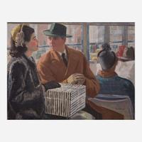 Gifford Beal (American, 1879–1956) Fifth Avenue Bus