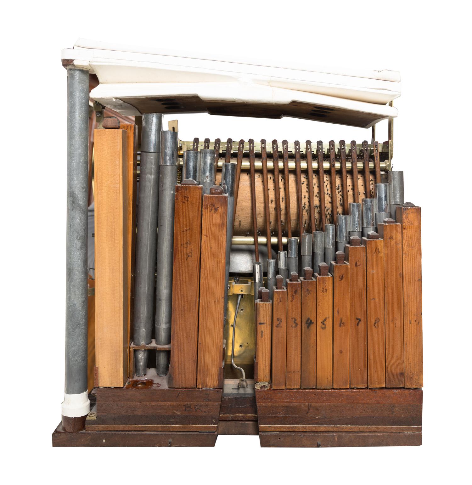 A George III Mahogany Pipe-Organ Tall Case Clock