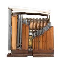 A George III Mahogany Pipe-Organ Tall Case Clock