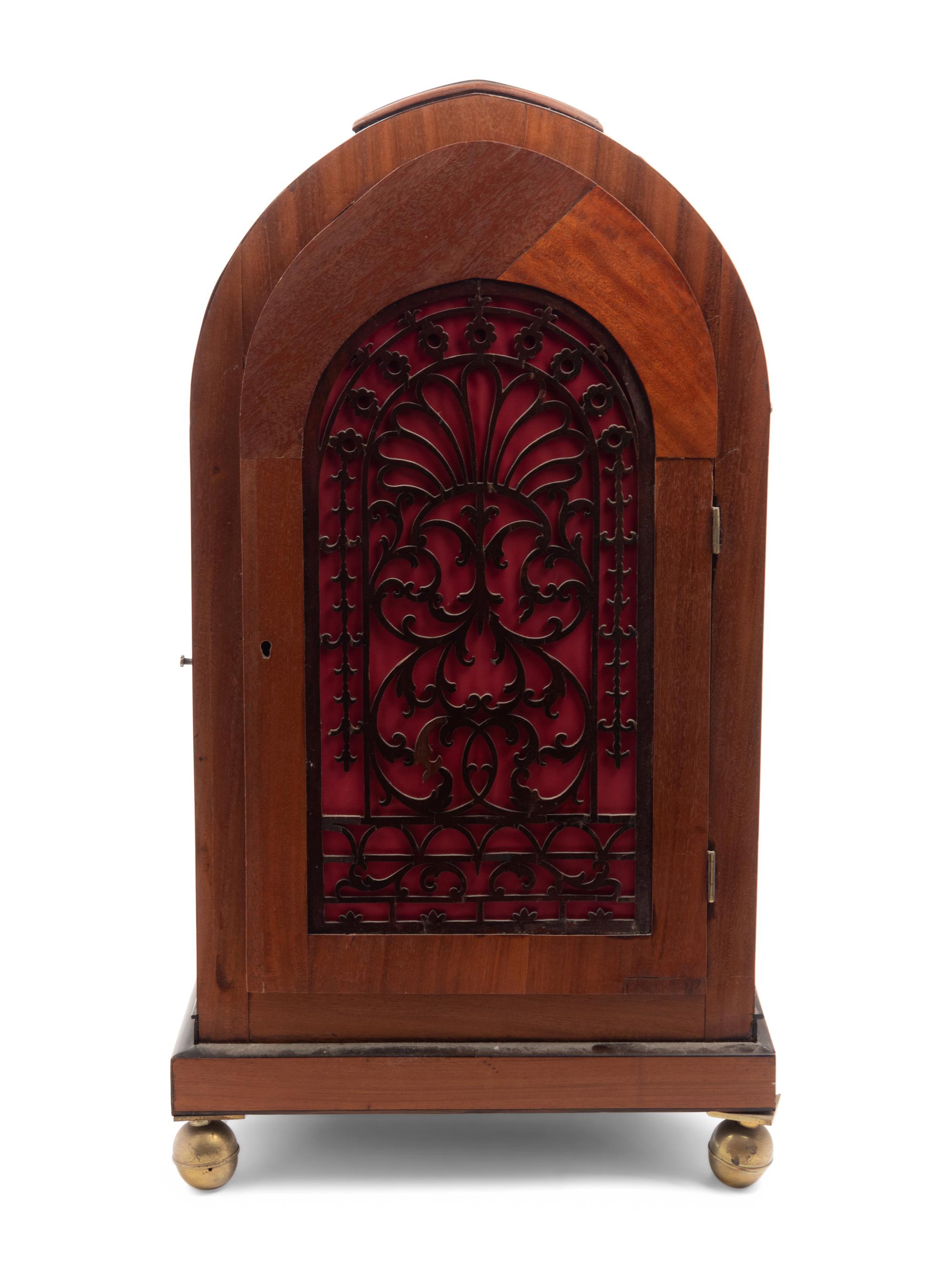 An English Mahogany Bracket Clock