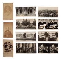 [EARLY PHOTOGRAPHY]. A collection of 19th-early 20th century stereoviews and CDVs, incl. images of Washington, DC, the Smithsonian Institution, politicians and public events.