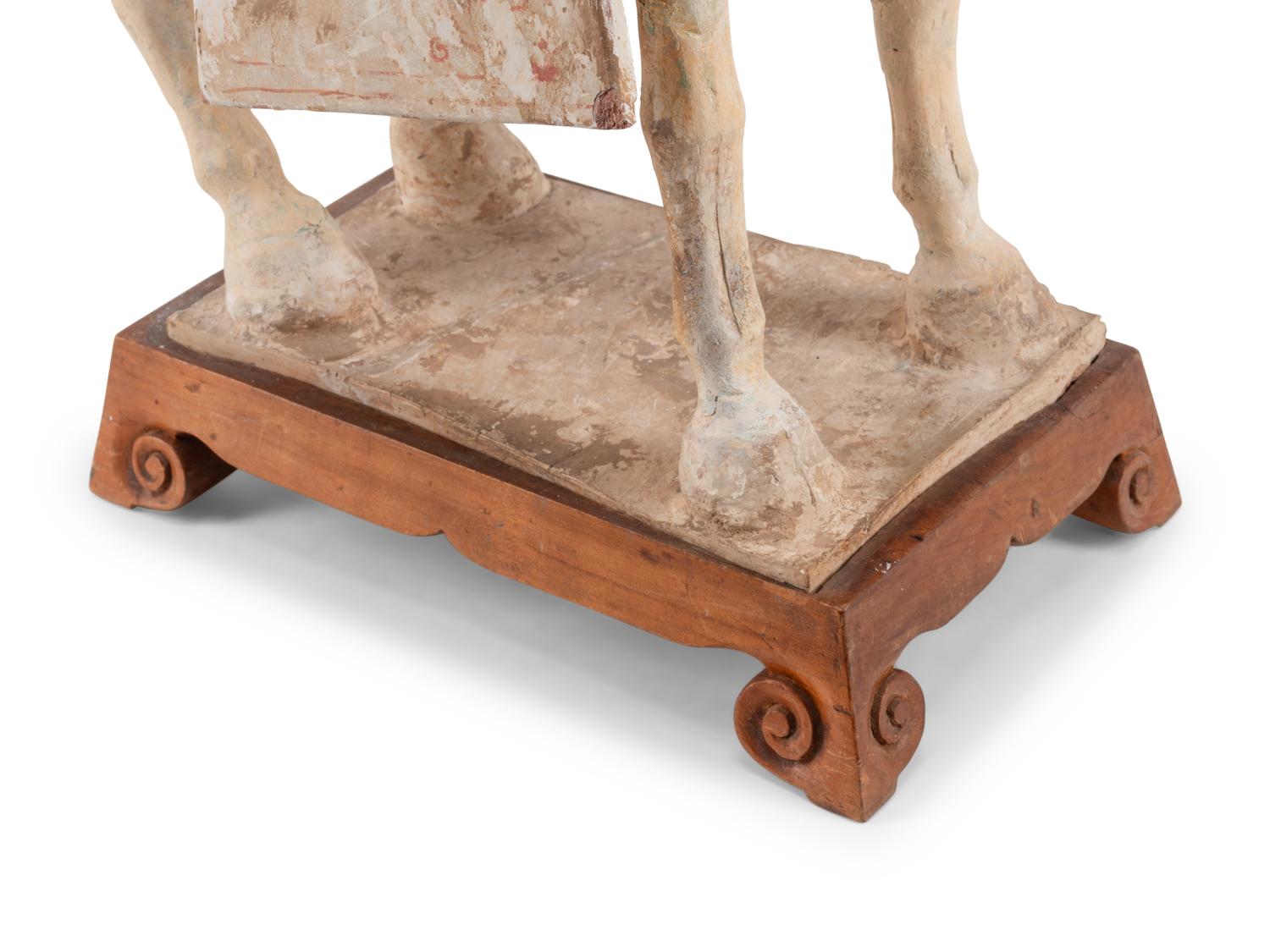 A Chinese Pottery Horse