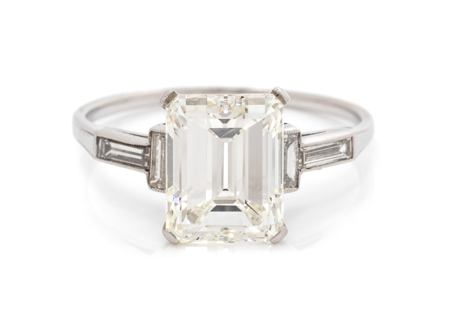 A Platinum and Diamond Ring, 2.00 dwts.