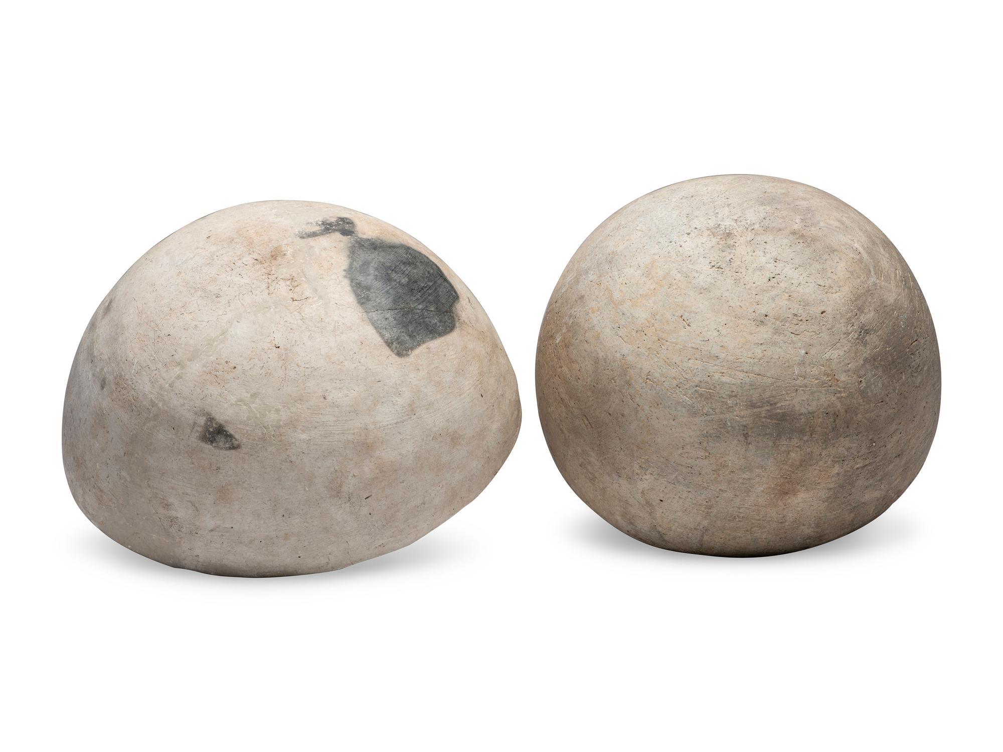 Ancestral Pueblo Black-on-White Pottery Bowls
