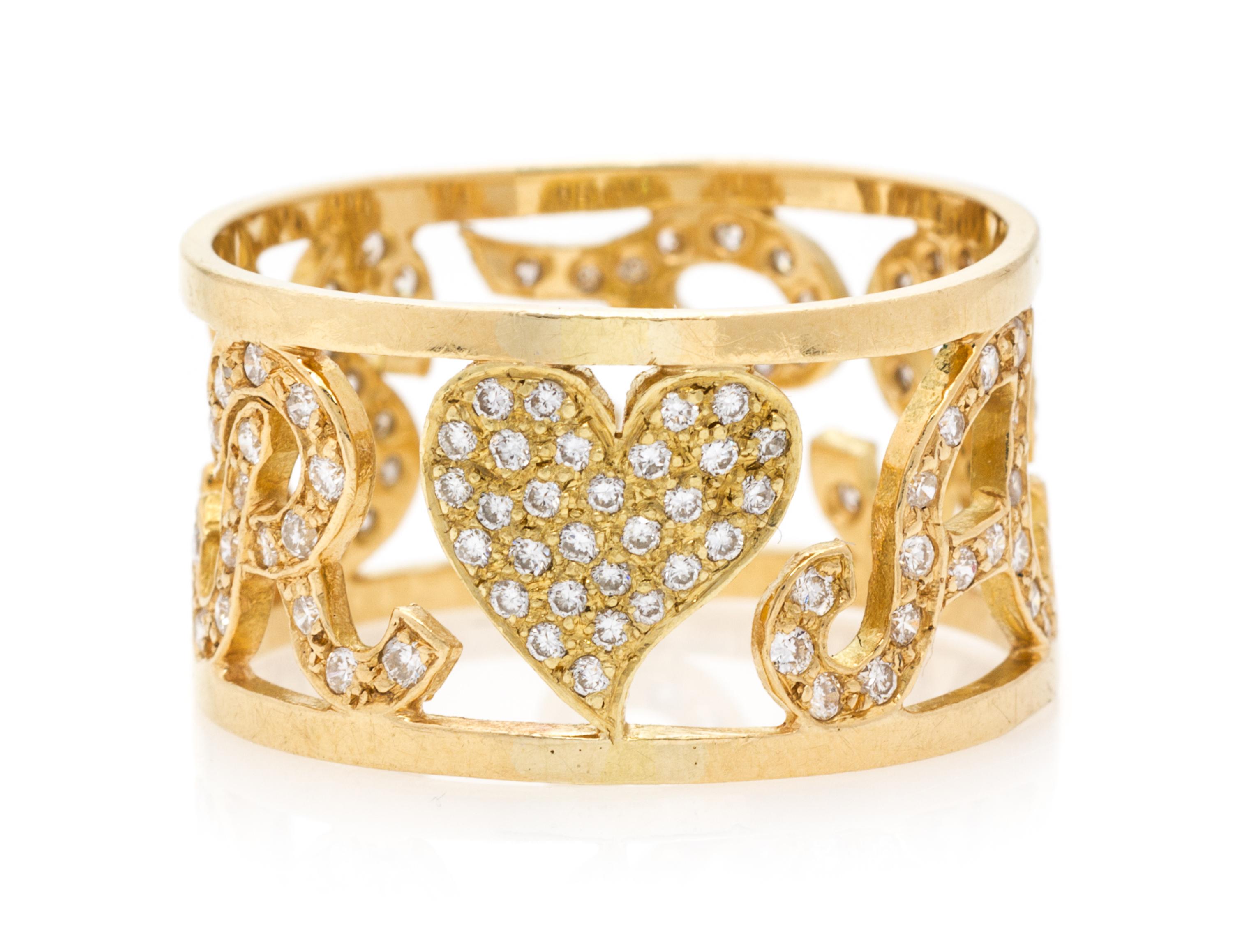 A Yellow Gold and Diamond Ring, 4.20 dwts.