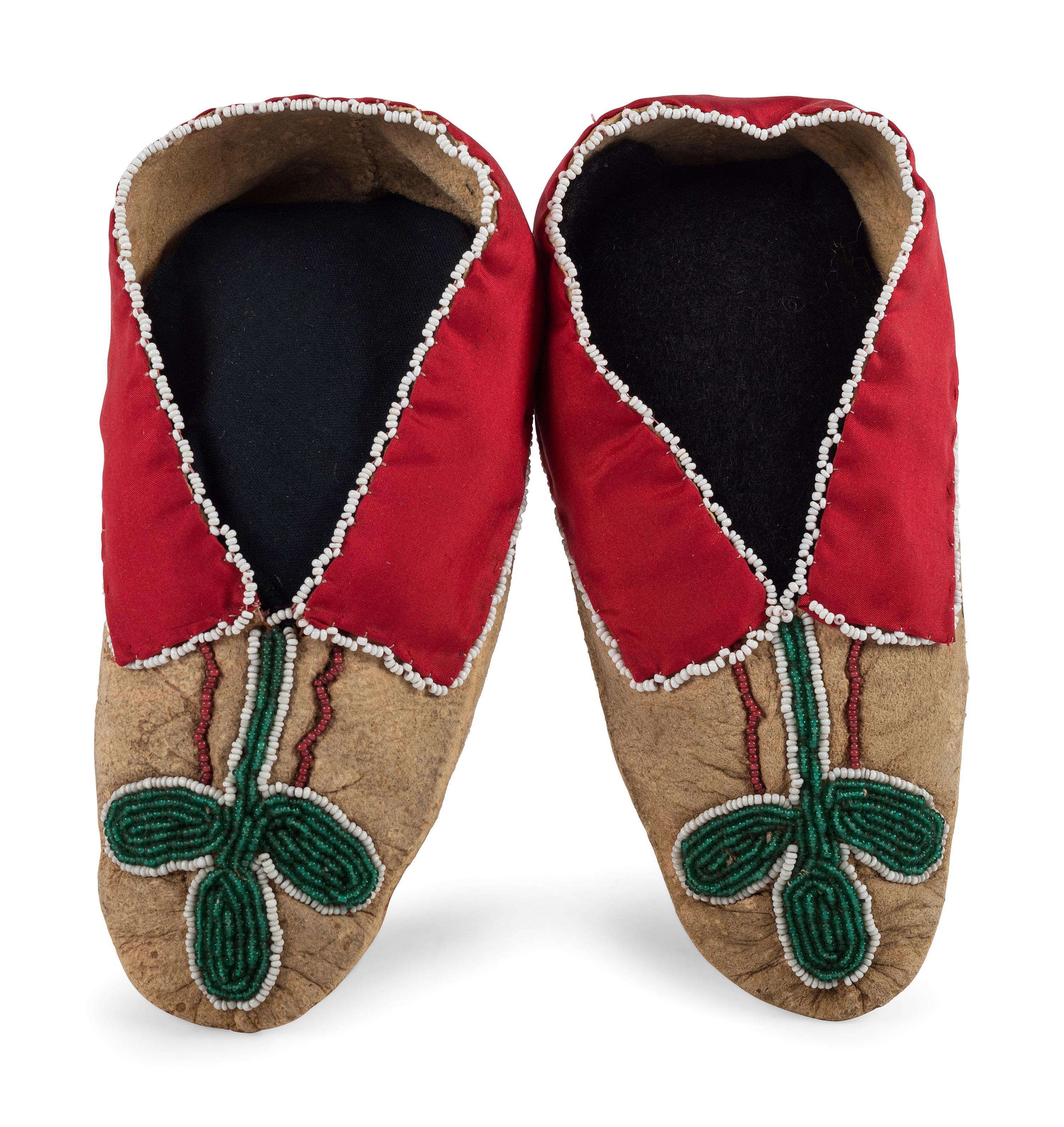 Haudenosaunee and Eastern Woodlands Child's Moccasins