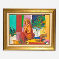 Nicola Simbari (Italian, 1927-2012) Seated Nude