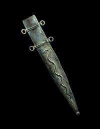 A Roman Bronze Scabbard
