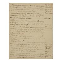 [Americana] [Ingersoll, Jared]. Manuscript document, purportedly in Jared Ingersoll's hand