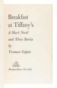 CAPOTE, Truman (1924-1984). Breakfast at Tiffany's . New York: Random House, 1958.