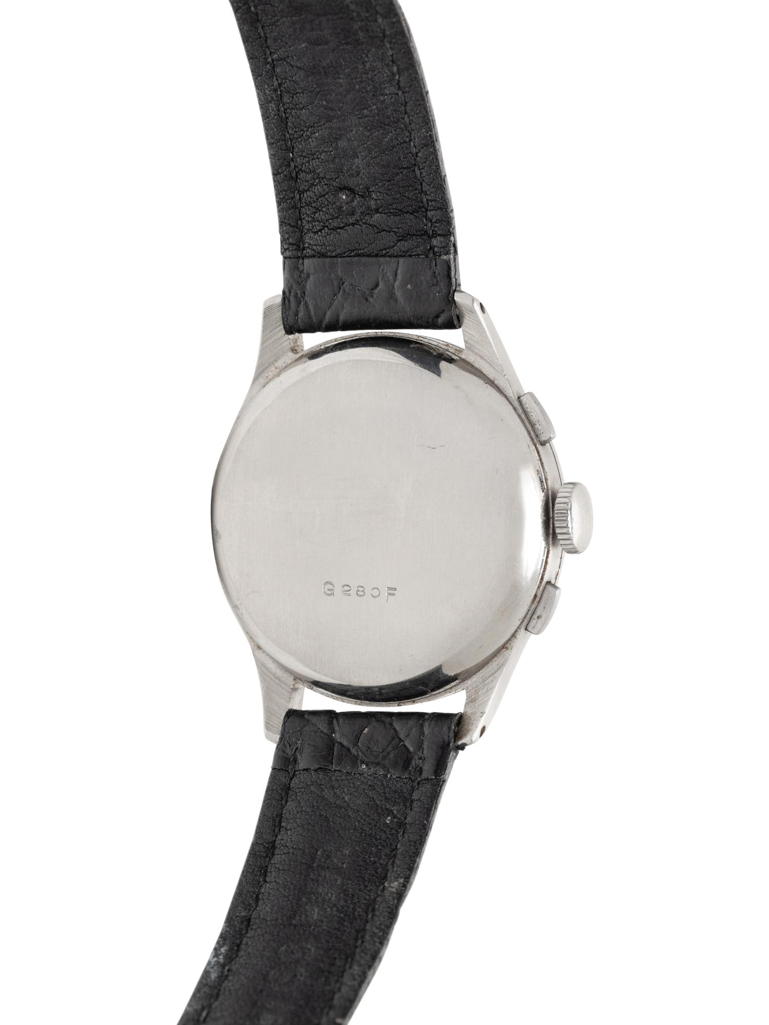 BENRUS, STAINLESS STEEL 'SKY CHIEF' CHRONOGRAPH WATCH
