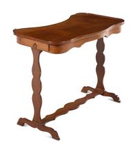 A French Mahogany Reniform Writing Table