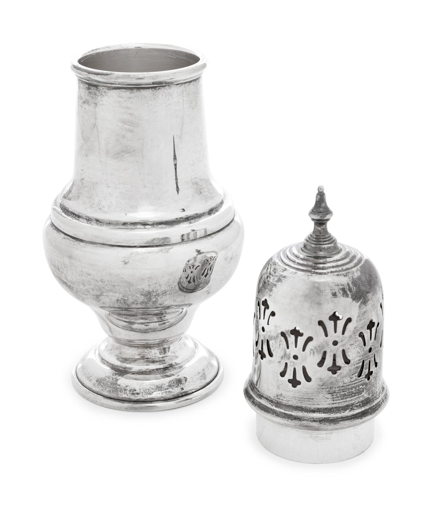 An English Silver-Plate Muffineer