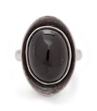 A Sterling Silver and Onyx Ring, Kalo,