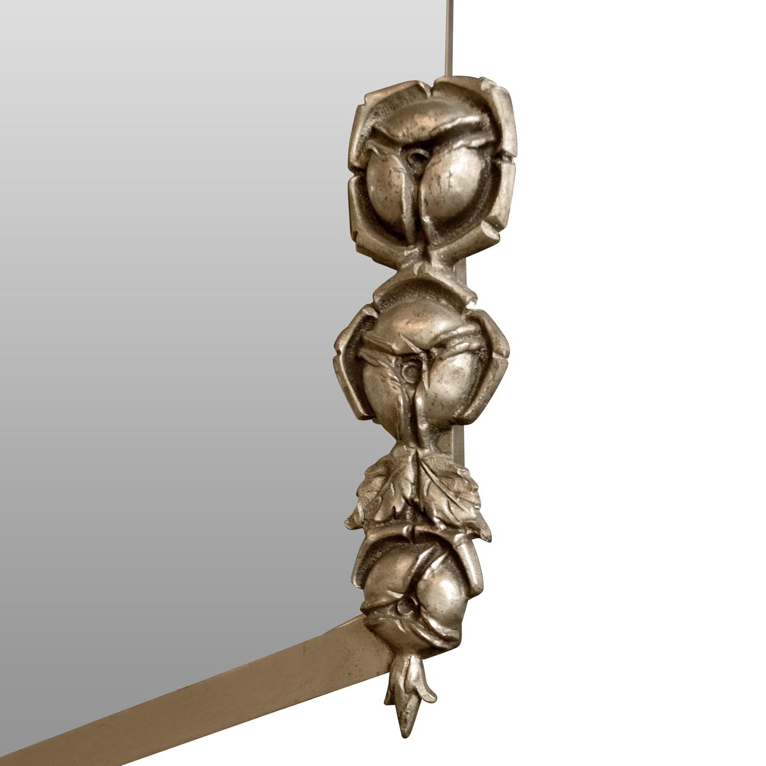 A Fer Forge Mirror 30.5" W x 1" D x 23" H — France, Circa 1920