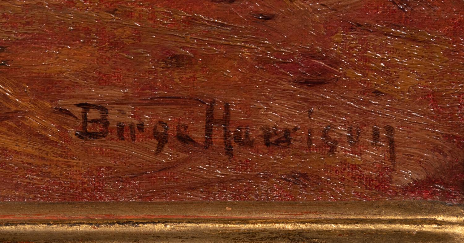 Wagon in Fall Landscape