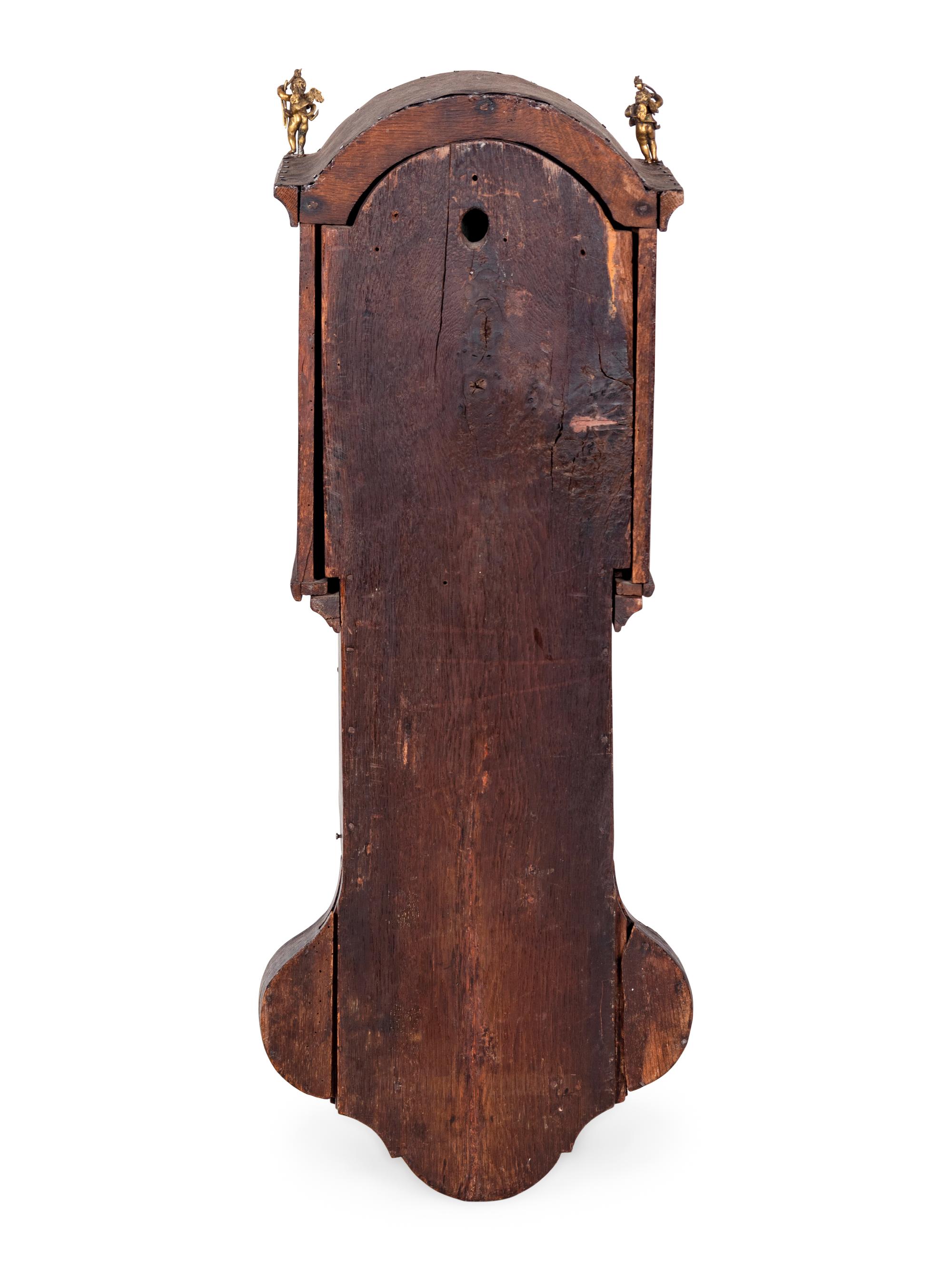 A Dutch Oak Wall Clock