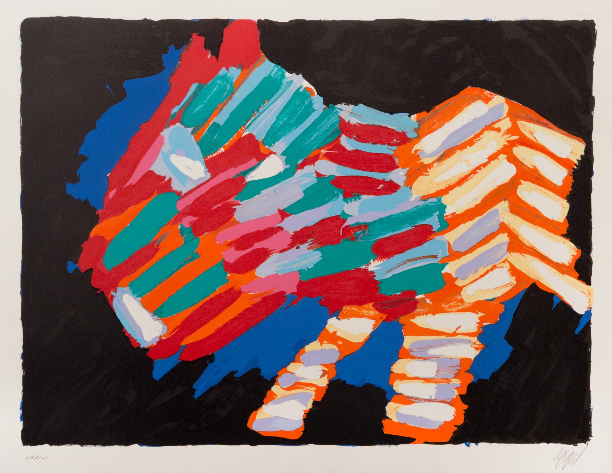 Karel Appel, (Dutch, 1921-2006), Cats, 1978 (complete portfolio of 17 lithographs with case)