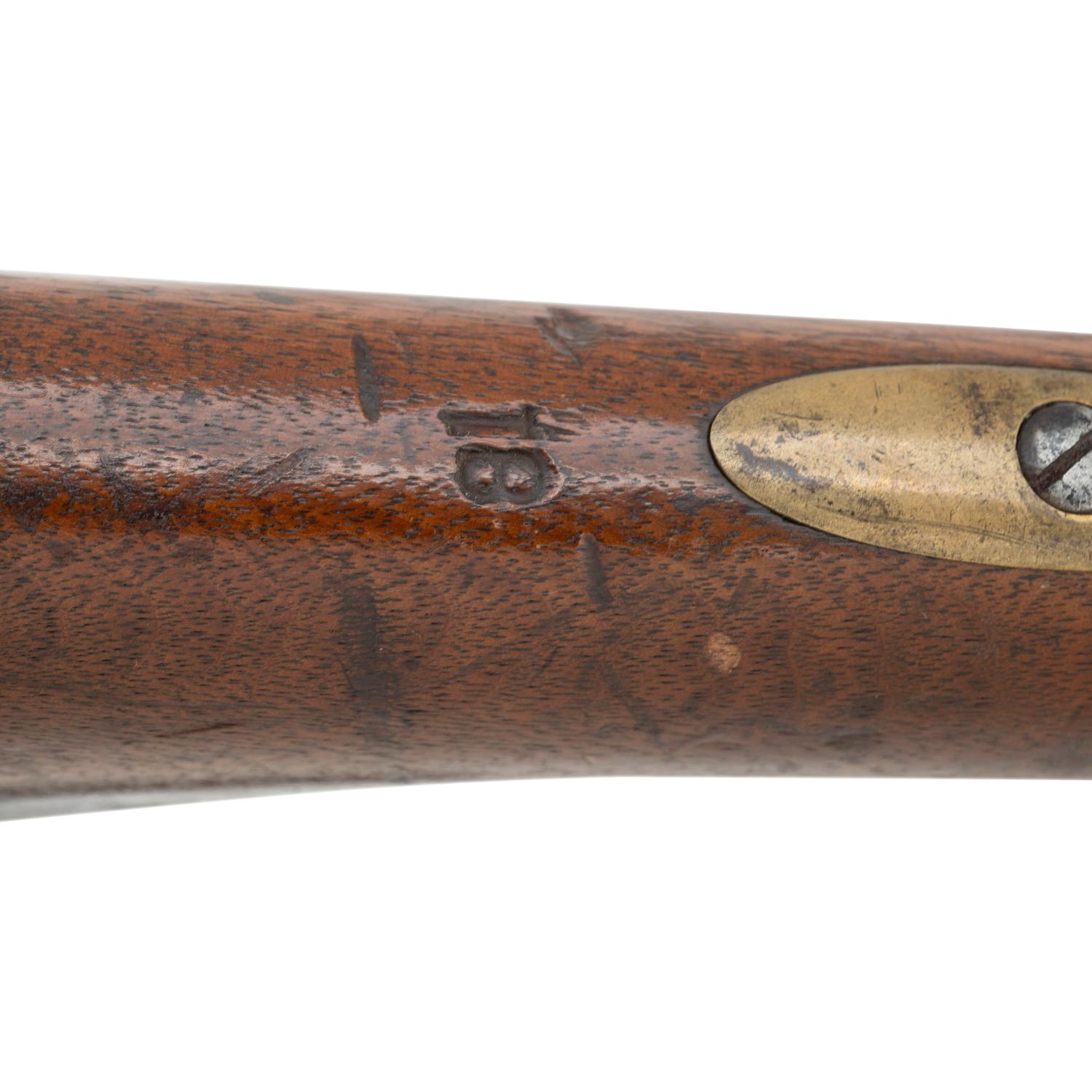 New Jersey Surcharged Harpers Ferry Type IV Alteration of a US Model 1841 Mississippi Rifle