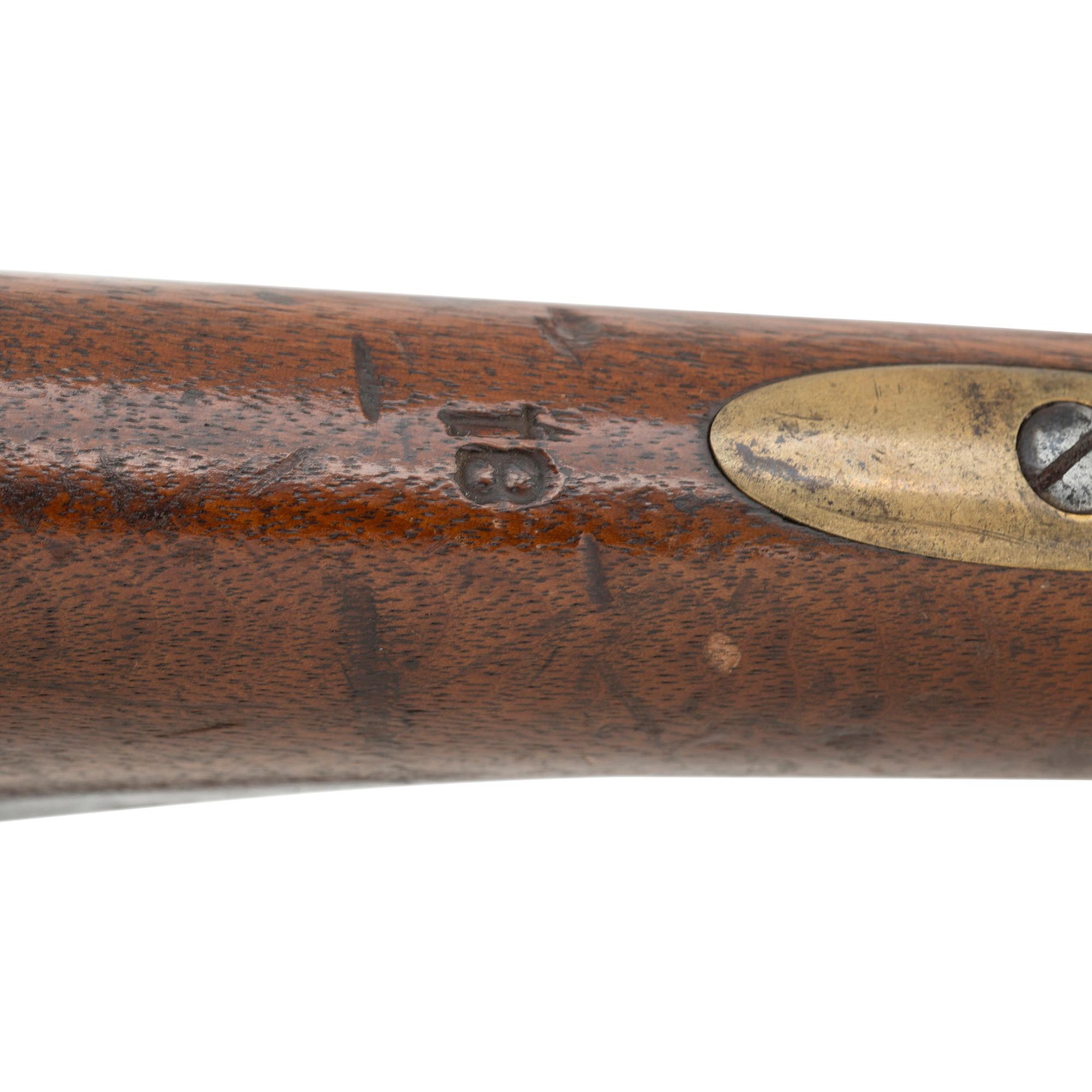 New Jersey Surcharged Harpers Ferry Type IV Alteration of a US Model 1841 Mississippi Rifle