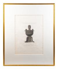 An Italian Engraving of a Marble Vase from the Pallazzo Barberini by Giovanni Batista Piranesi — 19TH CENTURY
