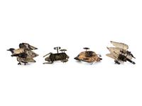 Four German Tin Windup Toys