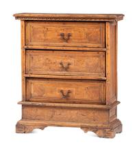 An Italian Diminutive Walnut Chest of Drawers